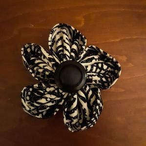 Zebra Flower Bow